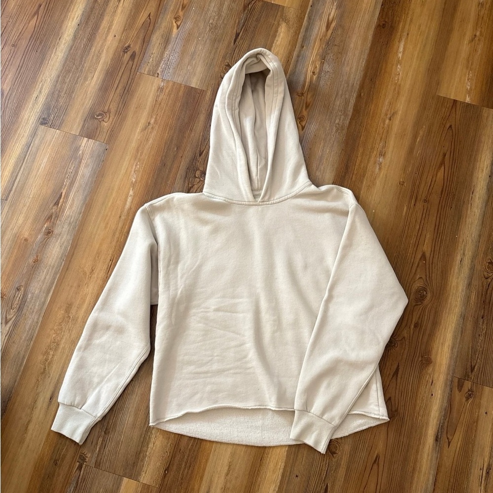 Abercrombie & Fitch Beige Hooded Top